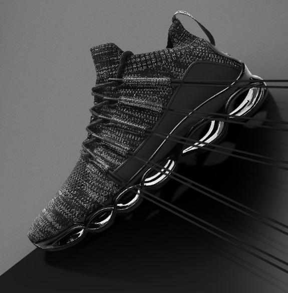 Flying woven mesh sports shoes