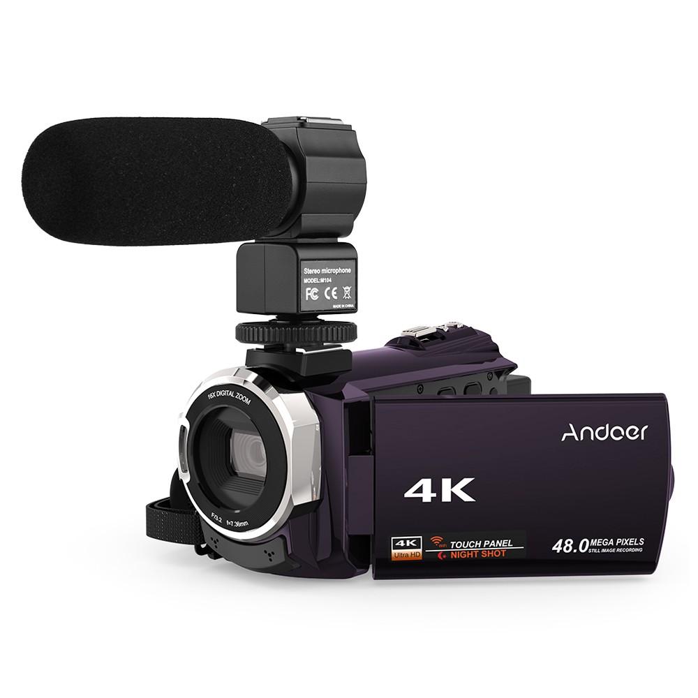 Andoer 524KM 4K 1080P 48MP WiFi Digital Video Camera