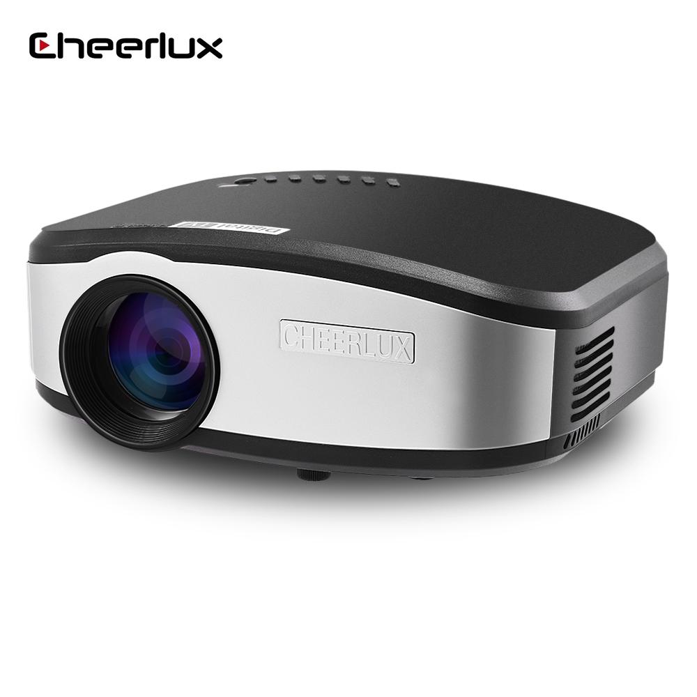 Cheerlux LED Projector 800 x 480 Pixels 1200LM Support DVB-T