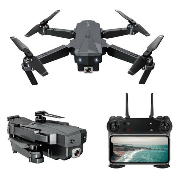 SG107 HD Aerial Folding Drone with Switchable 4K Optical Flow 50X Zoom RC Quadcopter RTF