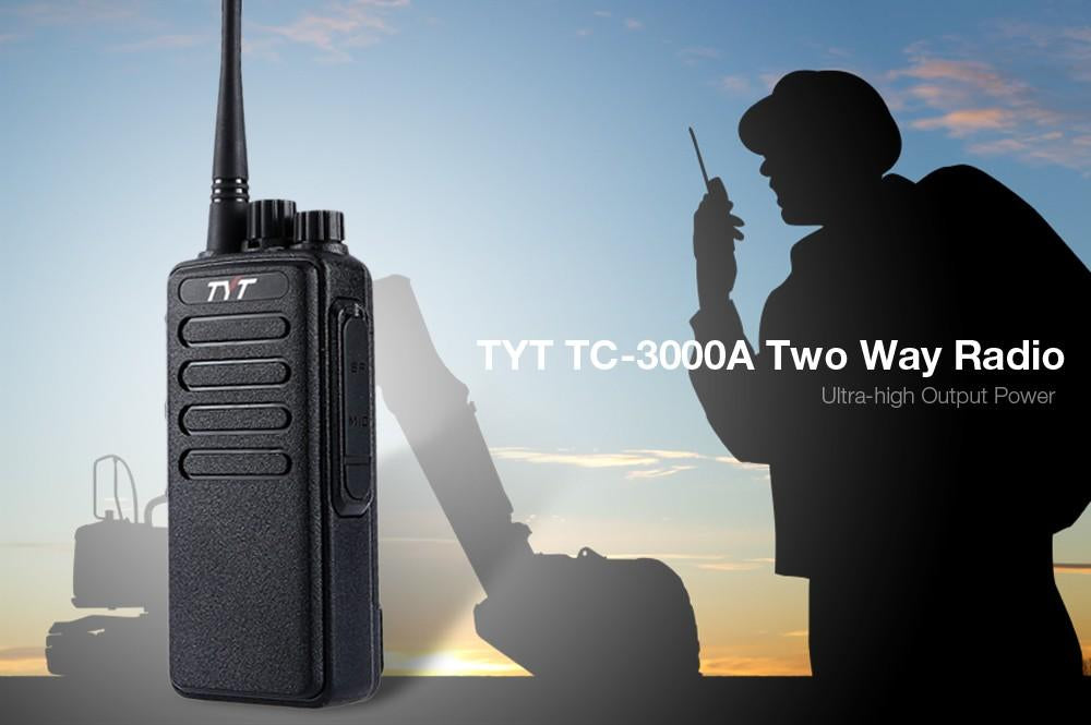 TYT TC - 3000A 10W Ultra-high Output Power Transceiver UHF 400 - 520MHz VOX Message Scrambler 2-way Mobile Radio Walkie Talkie