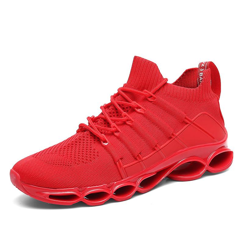 Flying woven mesh sports shoes