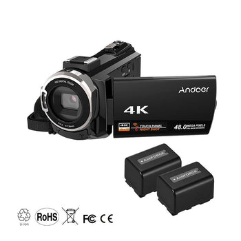 Andoer 4K 1080P 48MP WiFi Digital Video Camera Camcorder Recorder