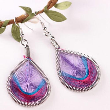 Ethnic Style Water Drop Earrings