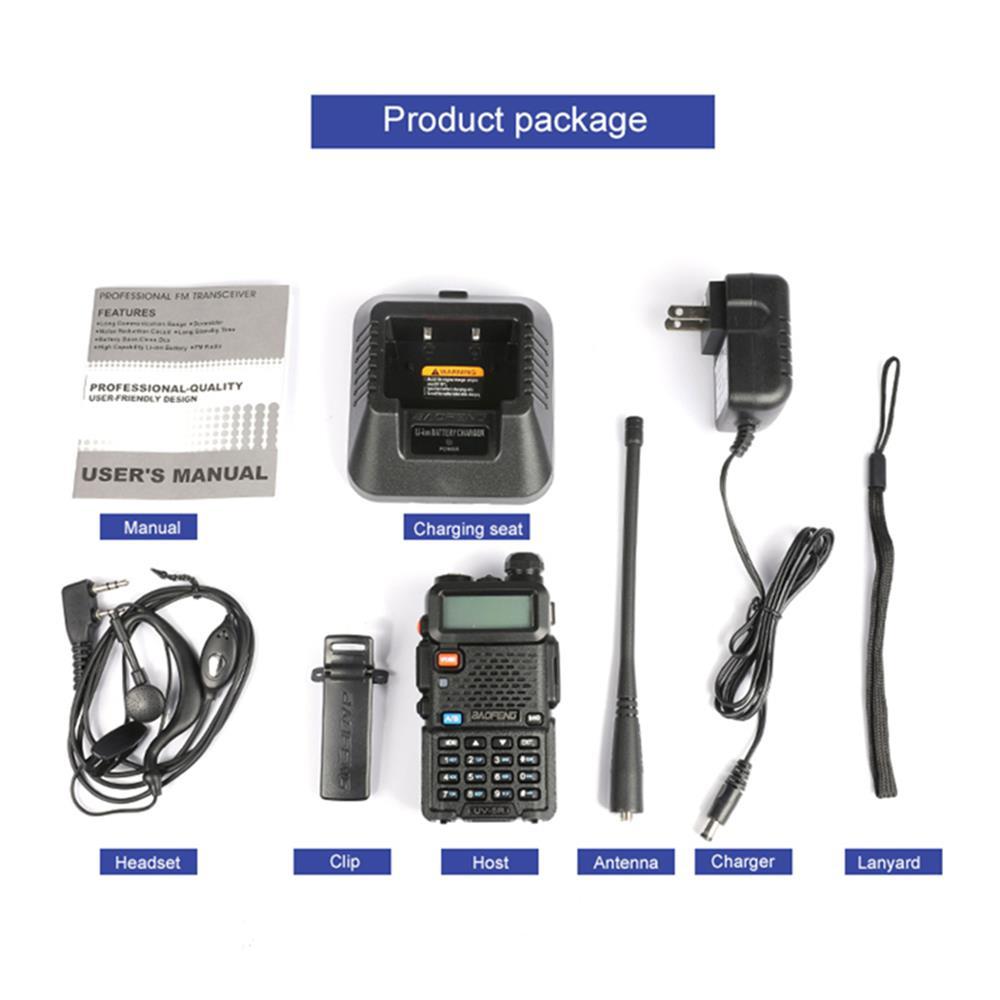 Baofeng UV-5R Walkie Talkie Professional CB Radio Station Baofeng UV5R Transceiv