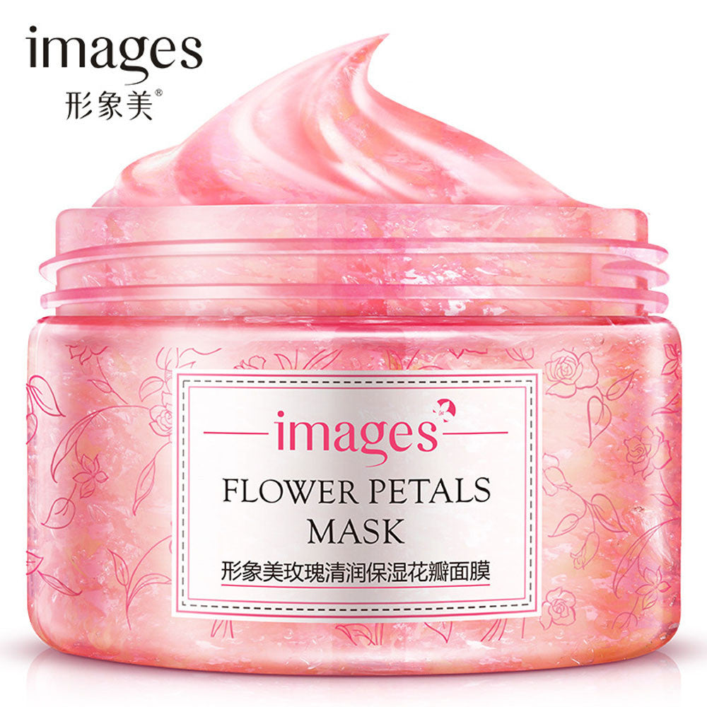 Rose  Flower Petals Facial Mask Moisturizing Whitening Moisturizing Skin Care