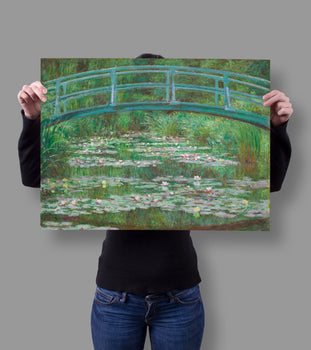 The Japanese Footbridge by Claude Monet 18x24 Poster